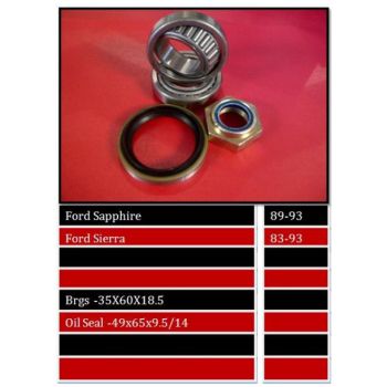 BBS WHEEL BEARING FRONT (WBFW336)