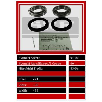 WHEEL BEARING FRONT (WBFW378)