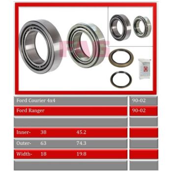 BBS WHEEL BEARING FRONT (WBFW802)