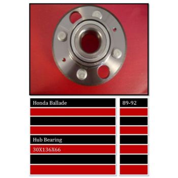 BBS WHEEL BEARING REAR (WBRW812)
