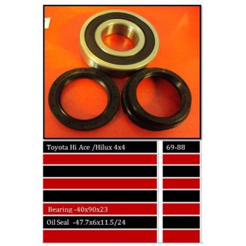 BBS WHEEL BEARING REAR (WBRW382)
