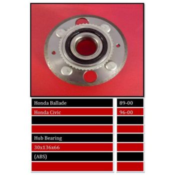 BBS WHEEL BEARING REAR (WBRW818)