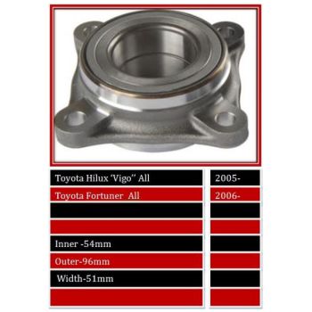 BBS WHEEL BEARING FRONT (WBFW1522)