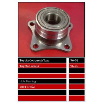 BBS WHEEL BEARING HUB FRONT (WBHU024)