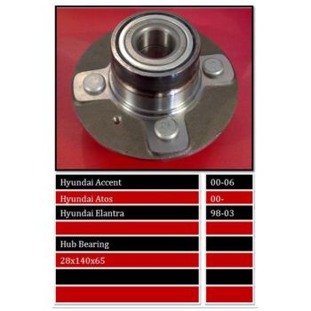 BBS WHEEL BEARING REAR (WBRW910)