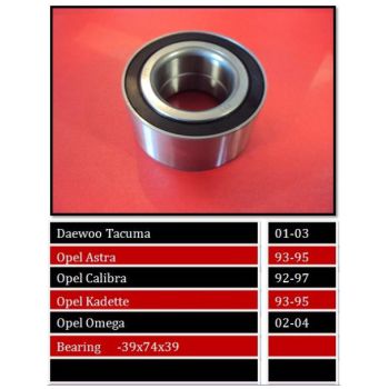 BBS WHEEL BEARING FRONT (WBFW878)