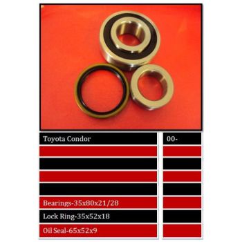 BBS WHEEL BEARING REAR (WBRW1256)