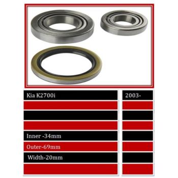 BBS WHEEL BEARING REAR (WBRW14070)