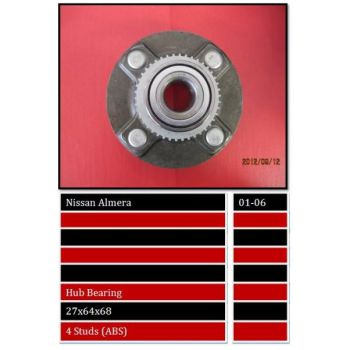 BBS WHEEL BEARING REAR (WBRW1399A)