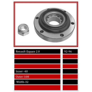 BBS WHEEL BEARING FRONT (WBFW1096)