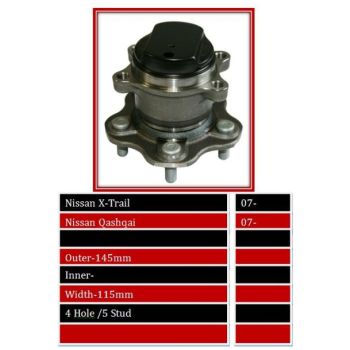 BBS WHEEL BEARING HUB REAR (WBHU1515)