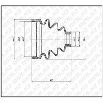 CV BOOT KIT OUTER (CVBFD1036)