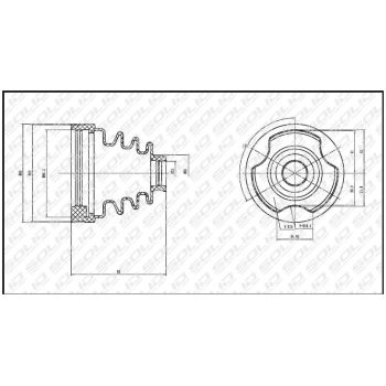CV BOOT KIT INNER (CV57K)