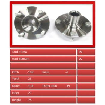BBS WHEEL HUB FRONT (HUFD0210)