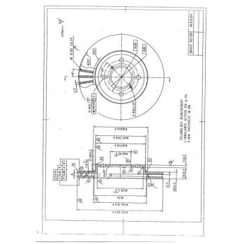 DESELRA BRAKE DISC FRONT (BKD12124)