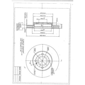 DESELRA BRAKE DISC FRONT (BKD12166)