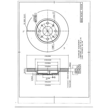 DESELRA BRAKE DISC FRONT (BKD12168)