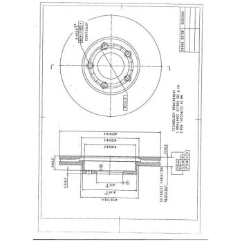 DESELRA BRAKE DISC FRONT (BKD12206)