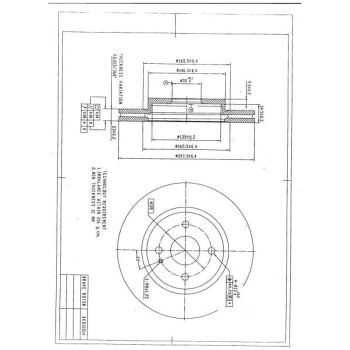 DESELRA BRAKE DISC FRONT (BKD12214)