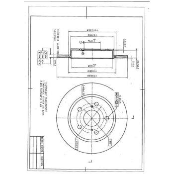 DESELRA BRAKE DISC REAR (BKD12404)