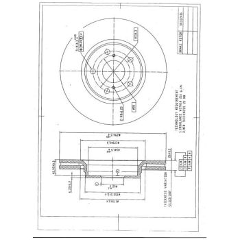 DESELRA BRAKE DISC FRONT (BKD12406)