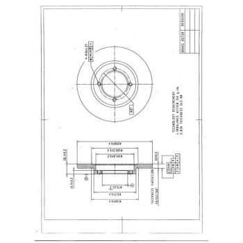 DESELRA BRAKE DISC FRONT (BKD12490)