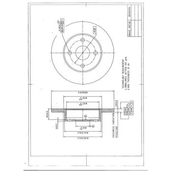 DESELRA BRAKE DISC FRONT (BKD12494)