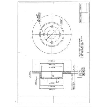 DESELRA BRAKE DISC FRONT (BKD12502)