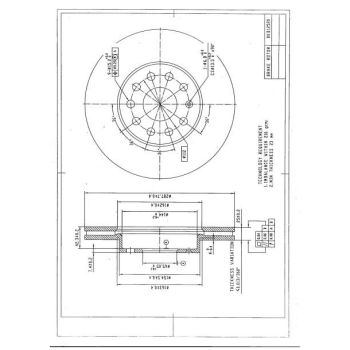DESELRA BRAKE DISC FRONT (BKD12520)