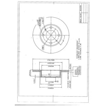 DESELRA BRAKE DISC FRONT (BKD12586)