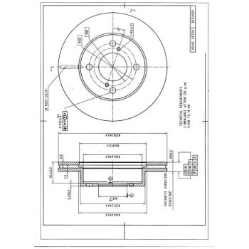 DESELRA BRAKE DISC FRONT (BKD12620)