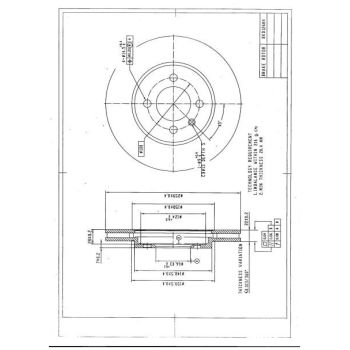 DESELRA BRAKE DISC FRONT (BKD12684)