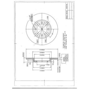 DESELRA BRAKE DISC FRONT (BKD12700)