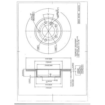 DESELRA BRAKE DISC FRONT (BKD12730)
