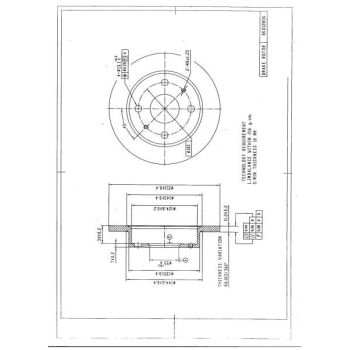 DESELRA BRAKE DISC FRONT (BKD12856)
