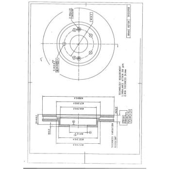DESELRA BRAKE DISC FRONT (BKD12958)