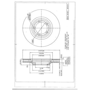 DESELRA BRAKE DISC FRONT (BKD13174)