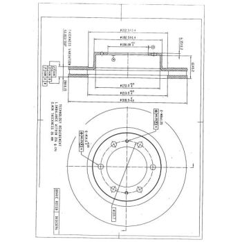 DESELRA BRAKE DISC FRONT (BKD13298)