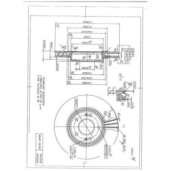 DESELRA BRAKE DISC FRONT (BKD13336)