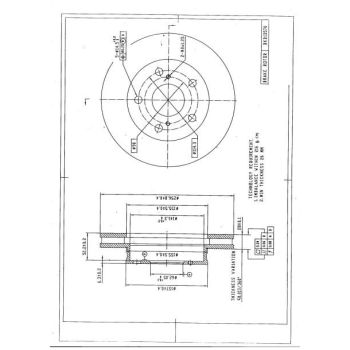DESELRA BRAKE DISC FRONT (BKD13570)