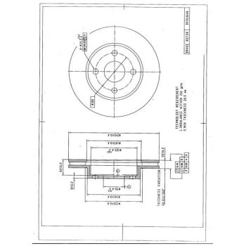 DESELRA BRAKE DISC FRONT (BKD13646)