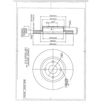 DESELRA BRAKE DISC FRONT (BKD13648)