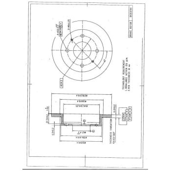 DESELRA BRAKE DISC FRONT (BKD13704)