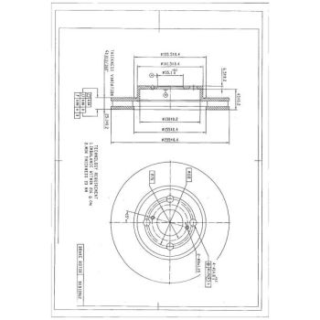 DESELRA BRAKE DISC FRONT (BKD13962)
