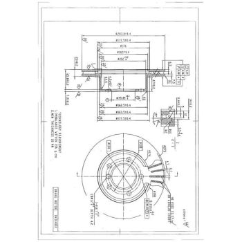 DESELRA BRAKE DISC FRONT (BKD14022)