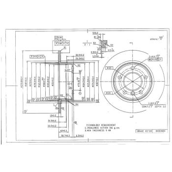 DESELRA BRAKE DISC FRONT (BKD14024)