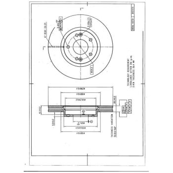 DESELRA BRAKE DISC FRONT (BKD14176)