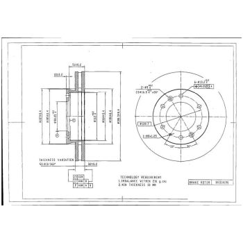 DESELRA BRAKE DISC FRONT (BKD14196)