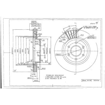 DESELRA BRAKE DISC FRONT (BKD14130)