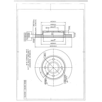 DESELRA BRAKE DISC FRONT (BKD12790)